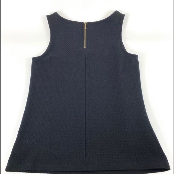 Black textured shell with back zip NWT - S - Picture 4 of 10